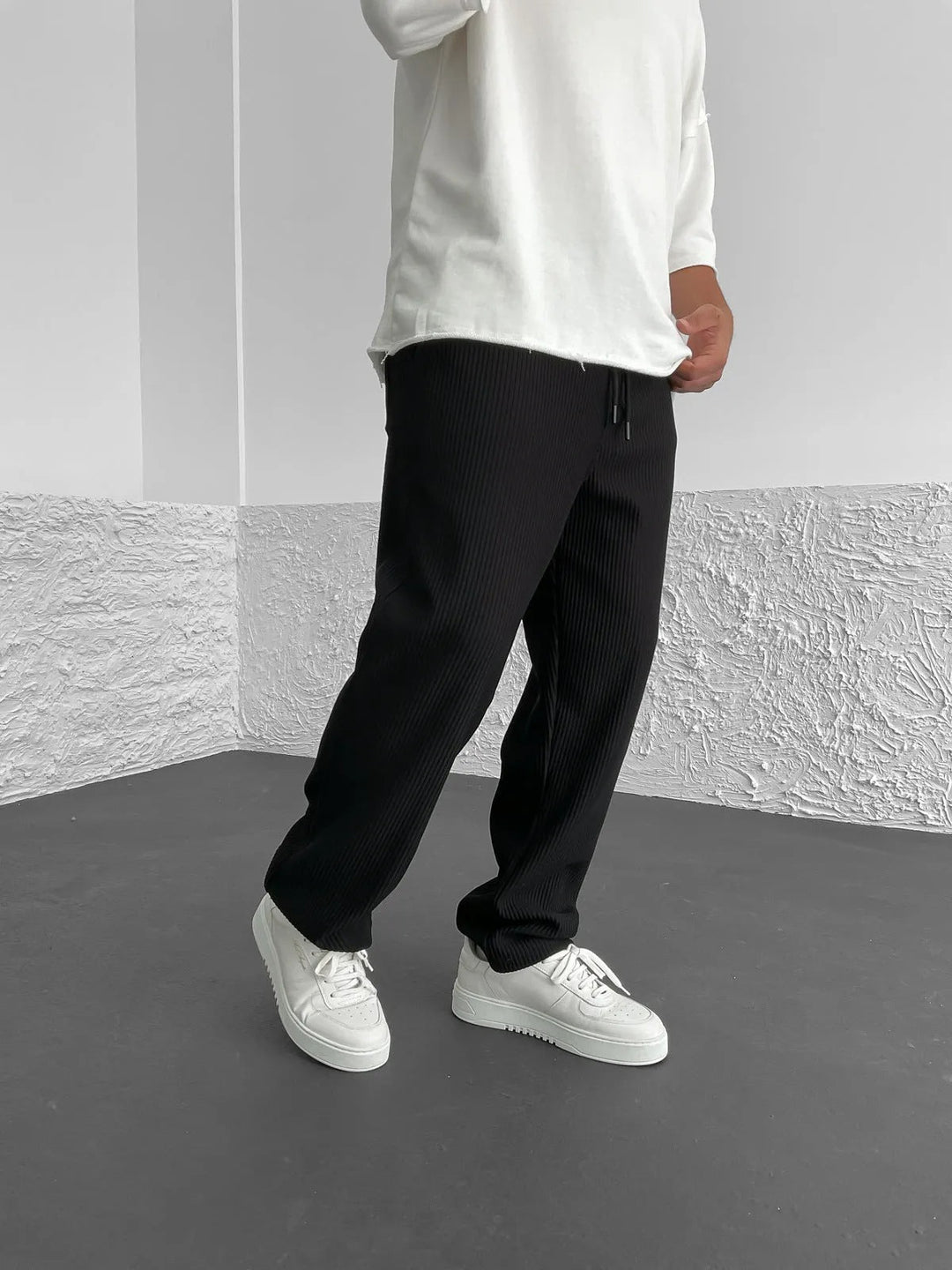 Pantalon Confort en Velours Côtelé