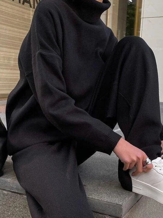 Ensemble décontracté ample en tricot