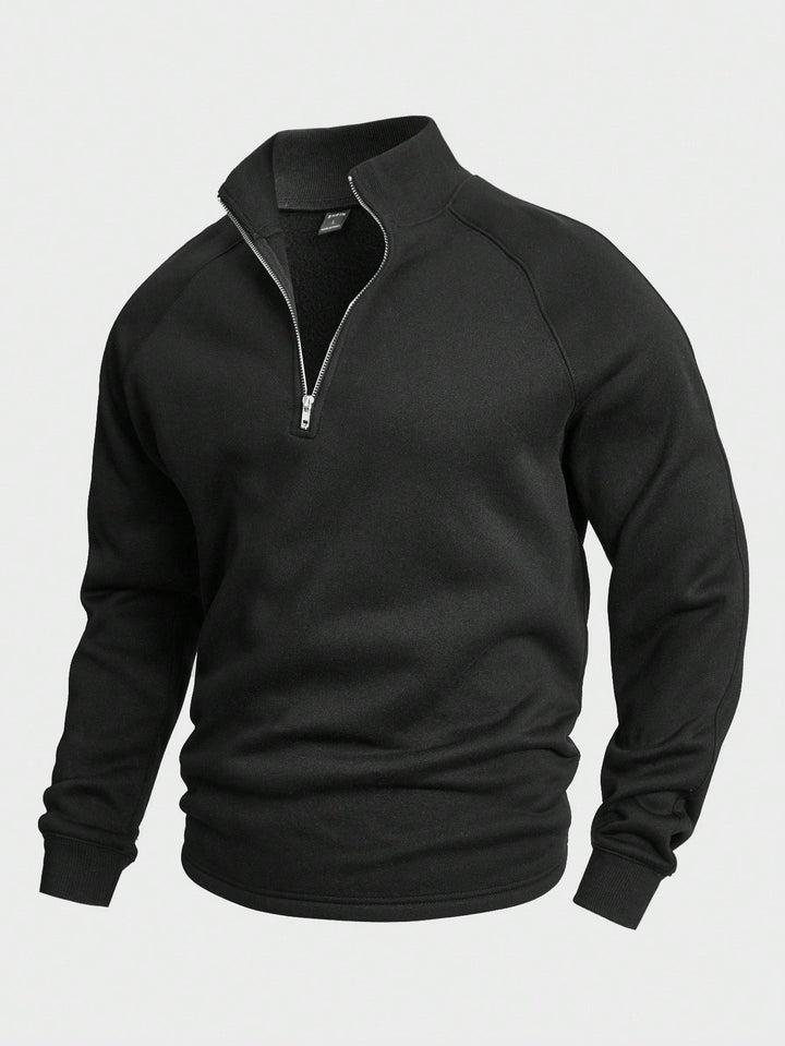 Pull classique demi-zip