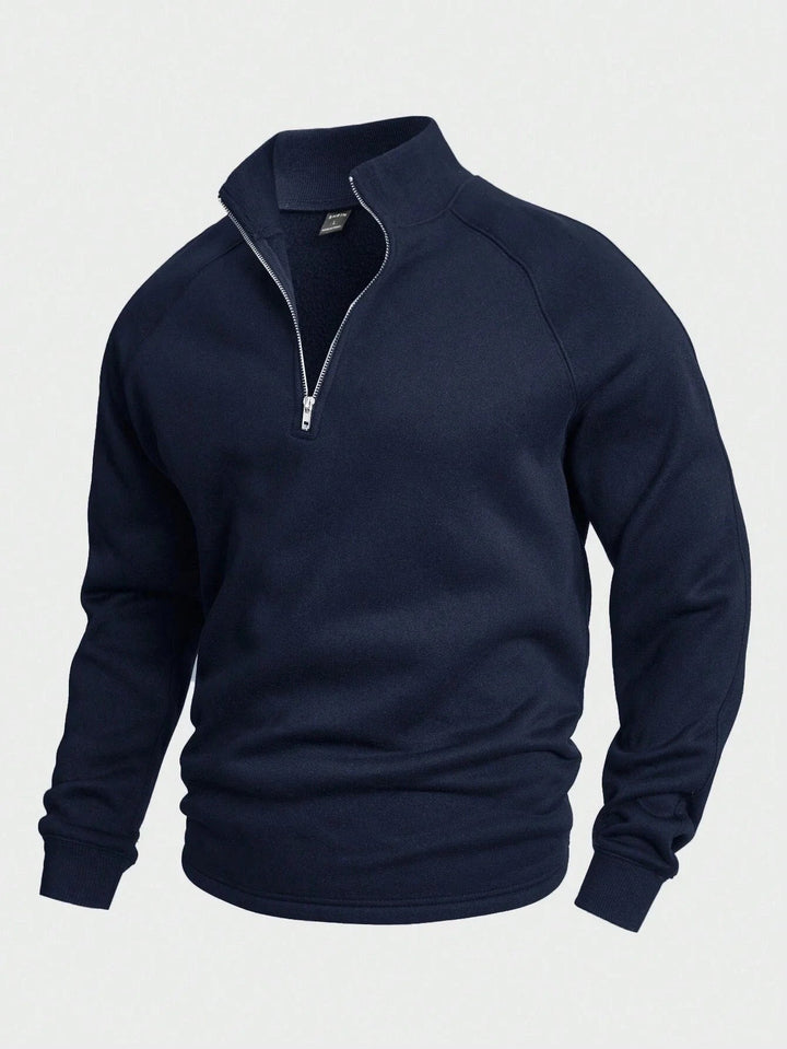 Pull classique demi-zip