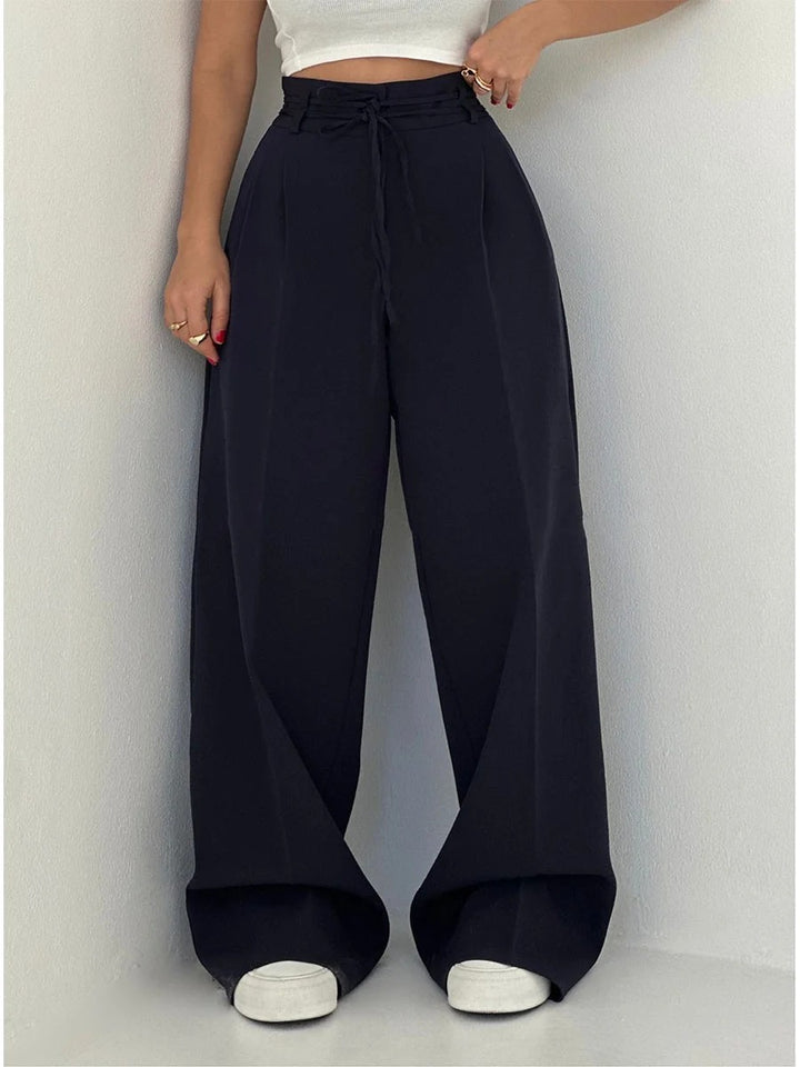 Pantalon décontracté à lacets