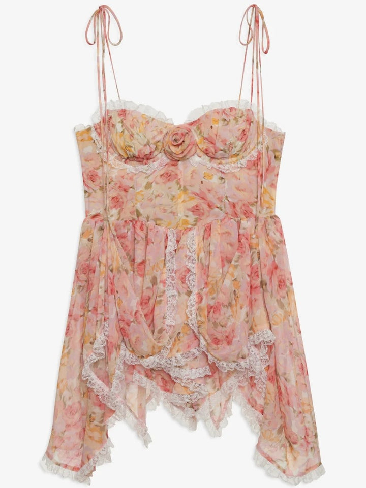 Mini-robe asymétrique Elea