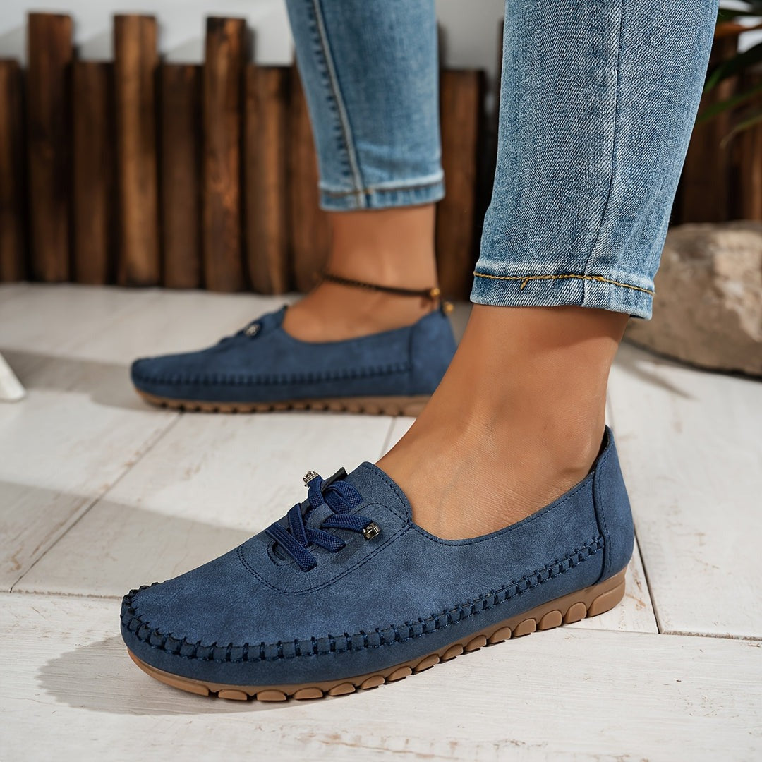 Mocassins souples à soutien intégral pour pieds sensibles