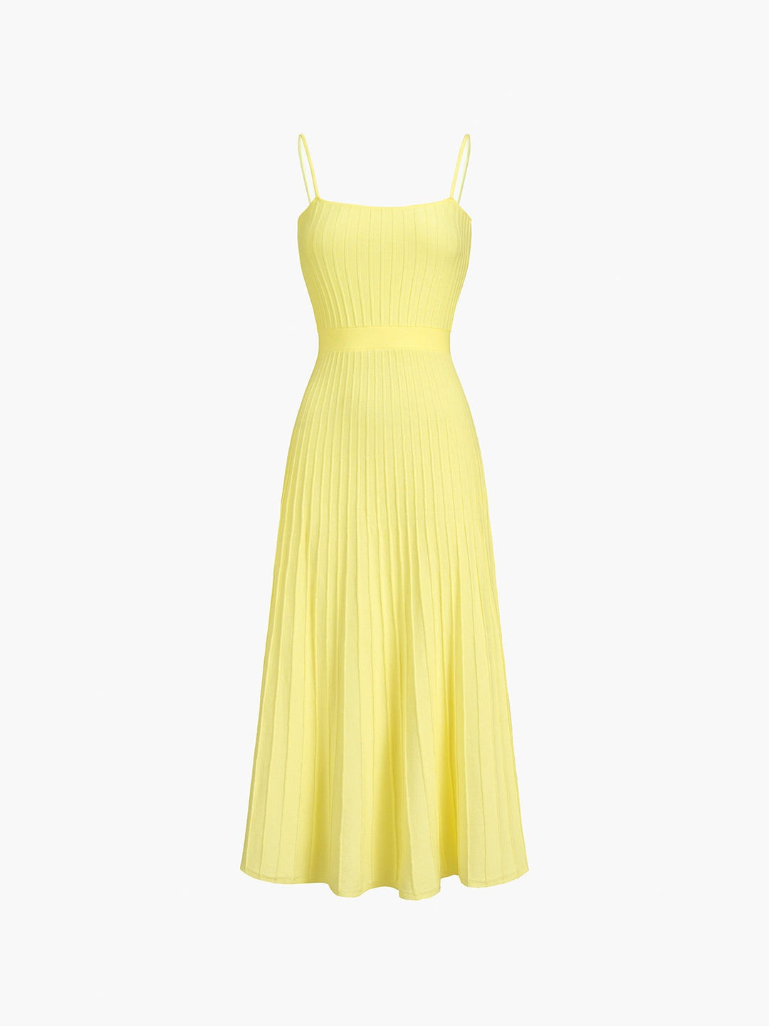 Robe d'été mi-longue côtelée