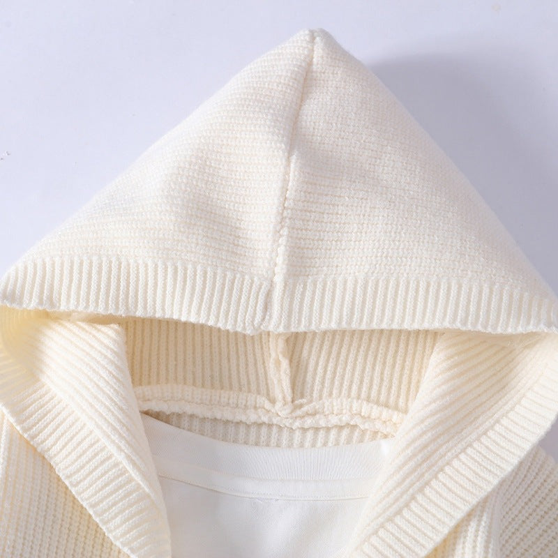 Cardigan à capuche
