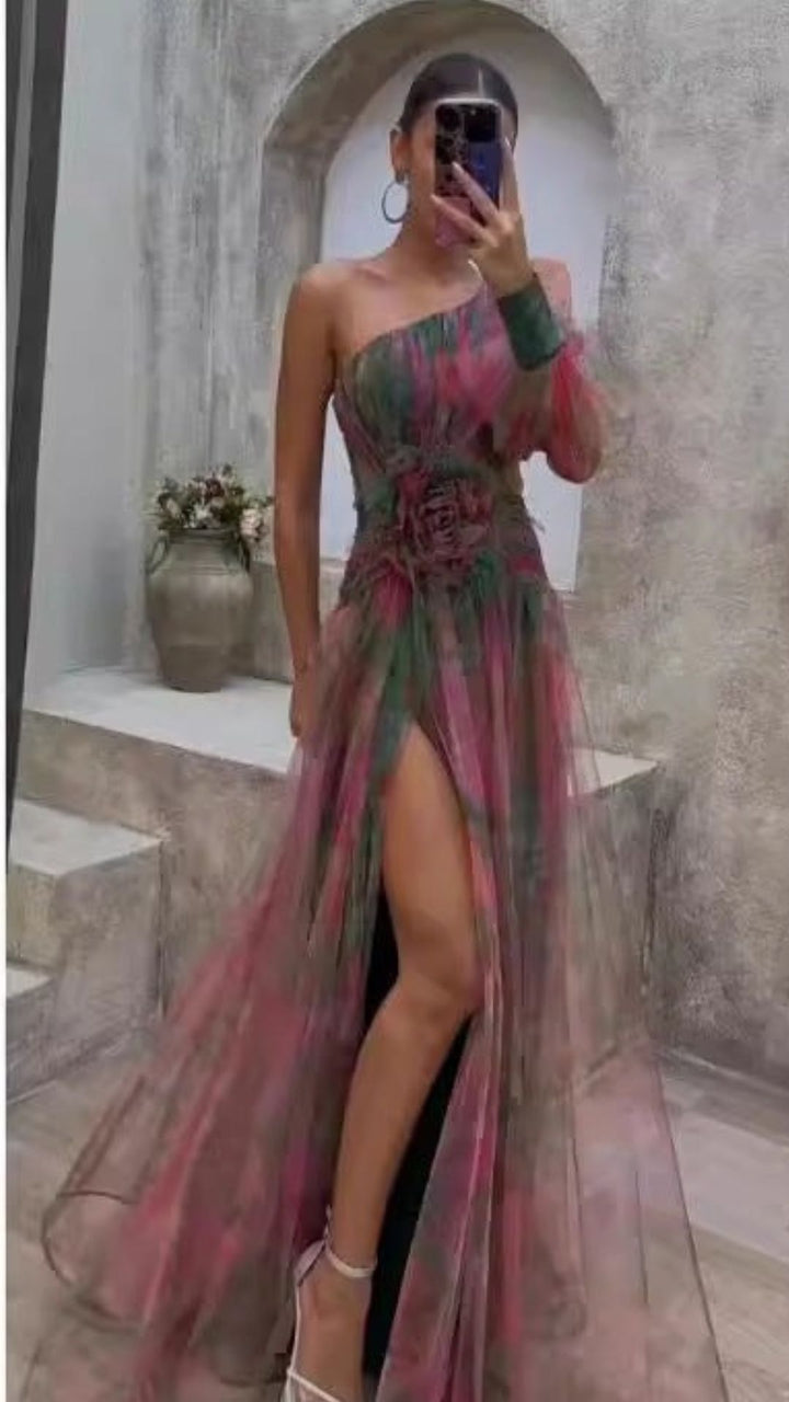 Félina | Robe à Manches Longues