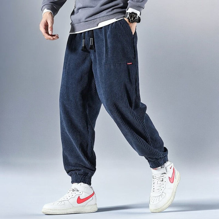 Pantalon de survêtement en velours côtelé
