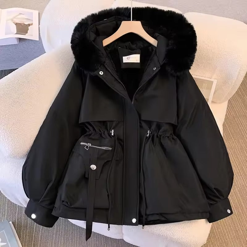 Parka à capuche pour femmes