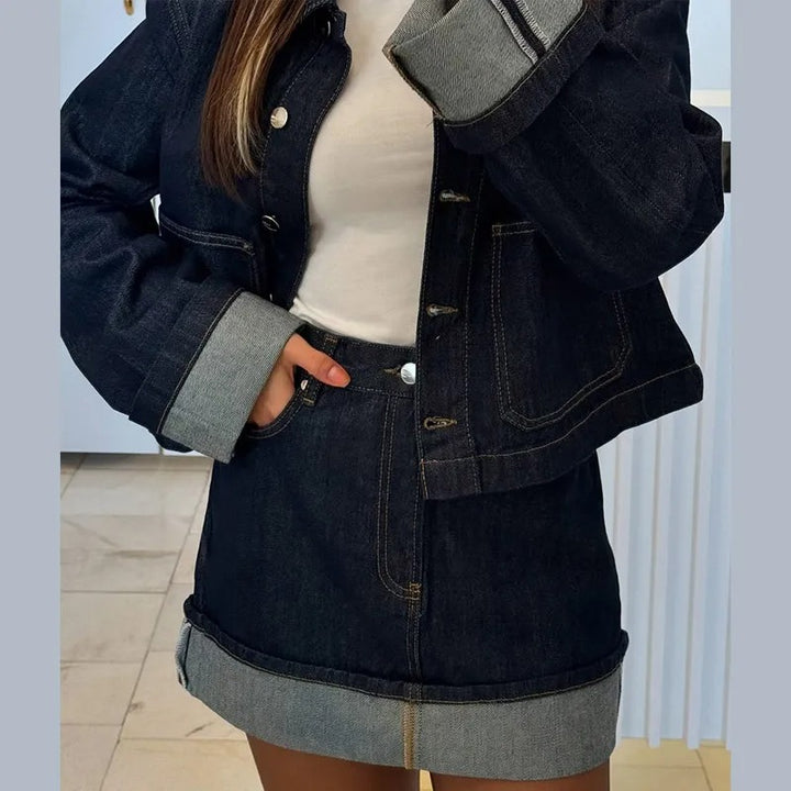 Ensemble en denim - Veste & Jupe