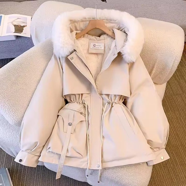 Parka à capuche pour femmes
