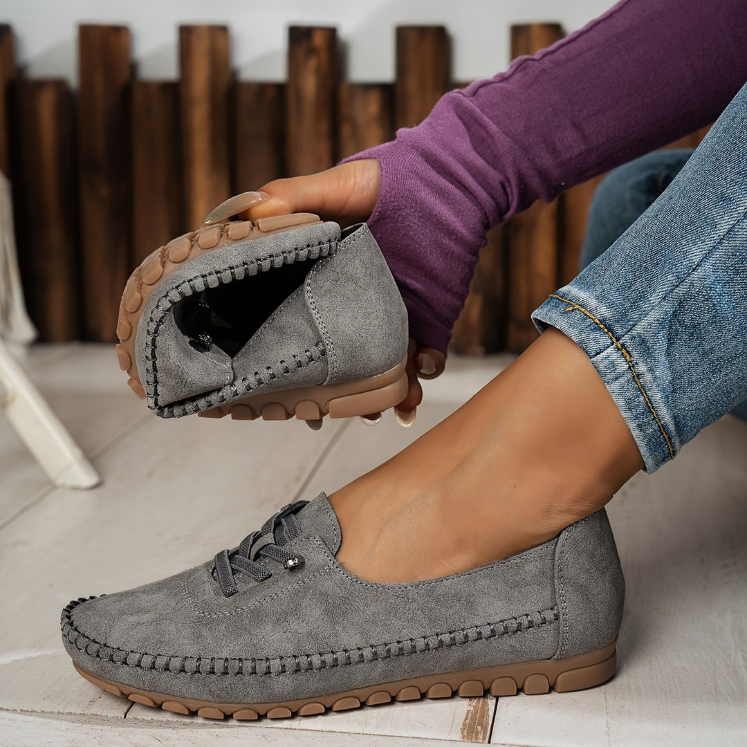 Mocassins souples à soutien intégral pour pieds sensibles