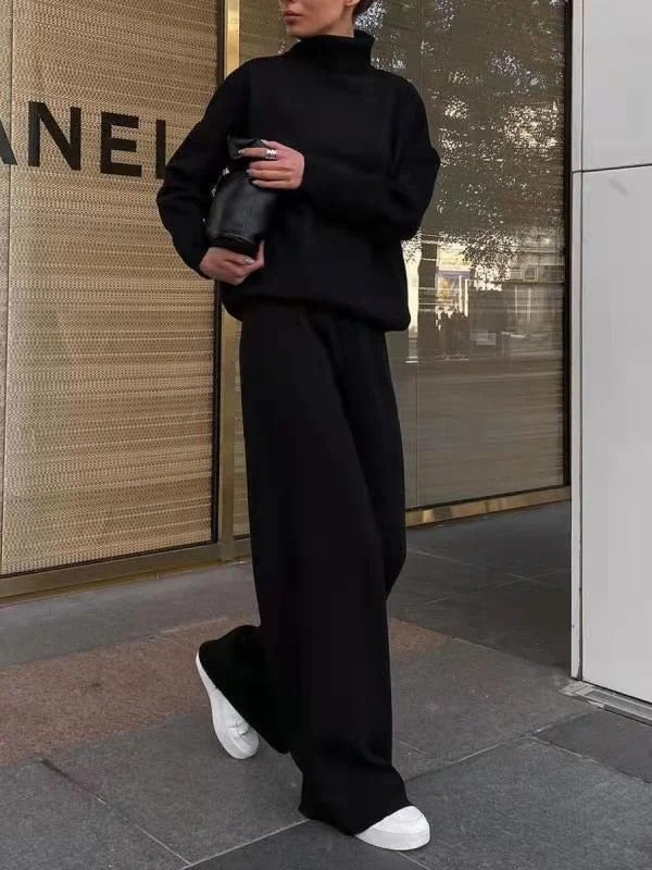 Ensemble décontracté ample en tricot