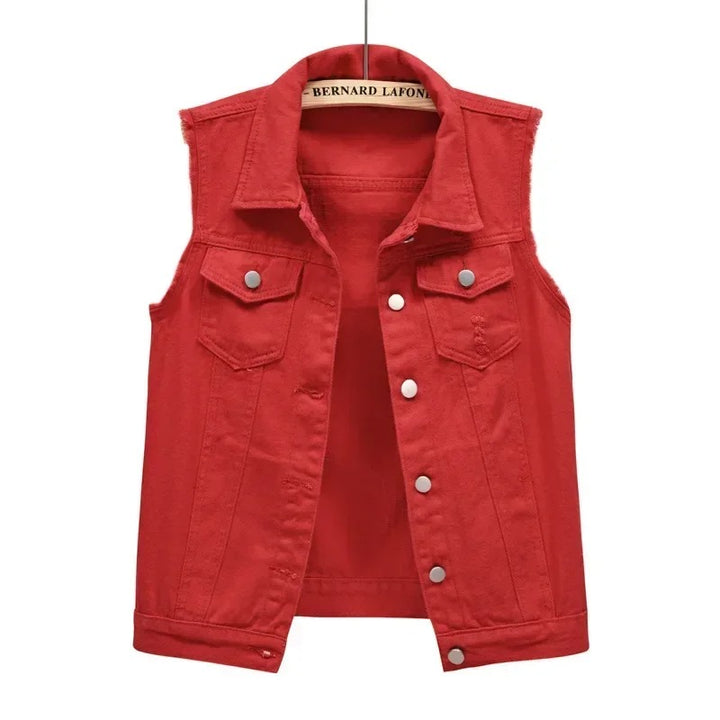 Gilet en jean Maison