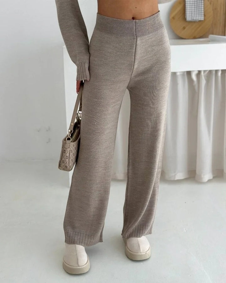 Ensemble en tricot décontracté et confortable