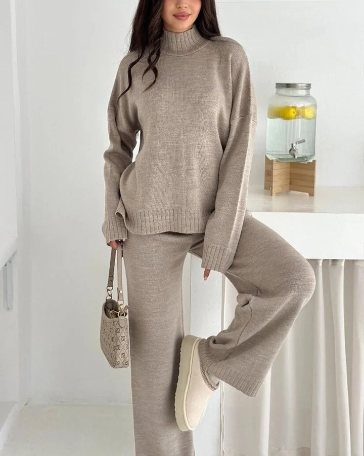 Ensemble en tricot décontracté et confortable