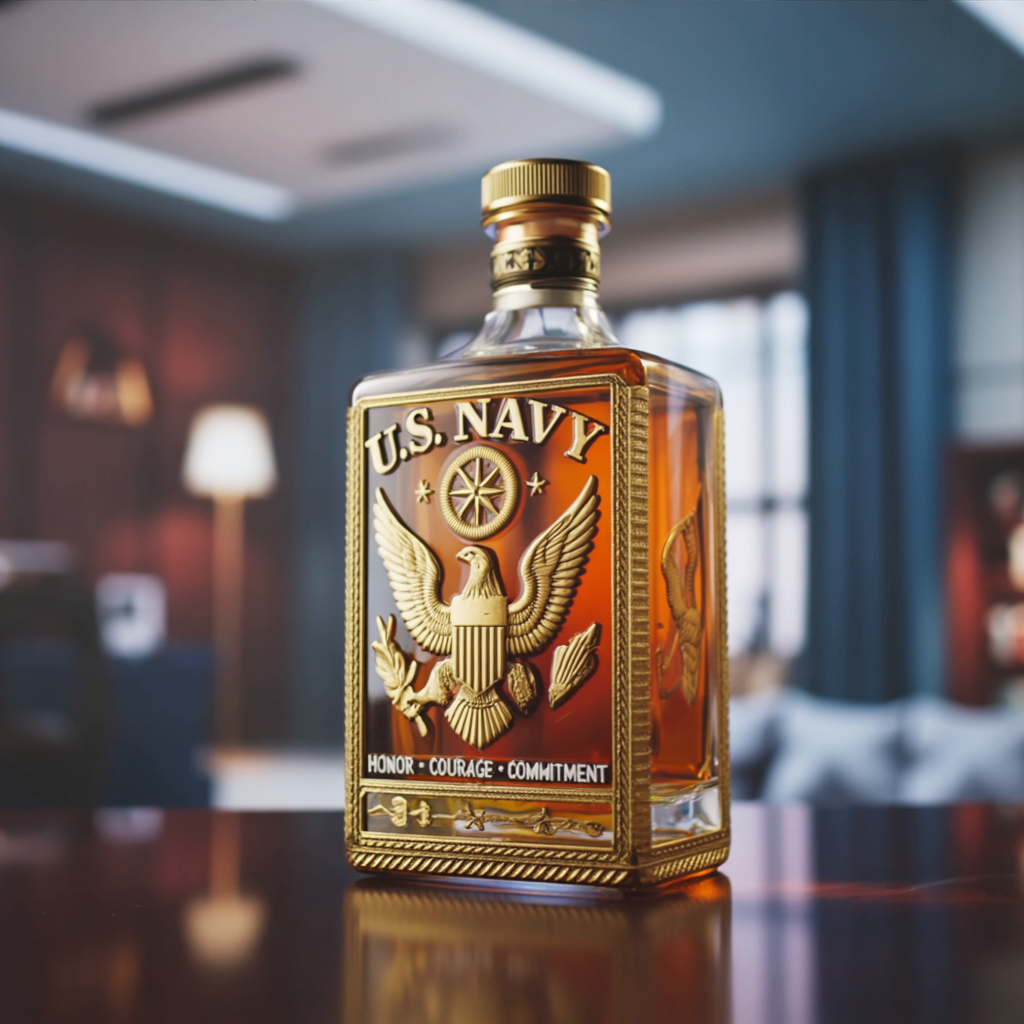 Bouteille de Whisky - Édition Marine des États-Unis