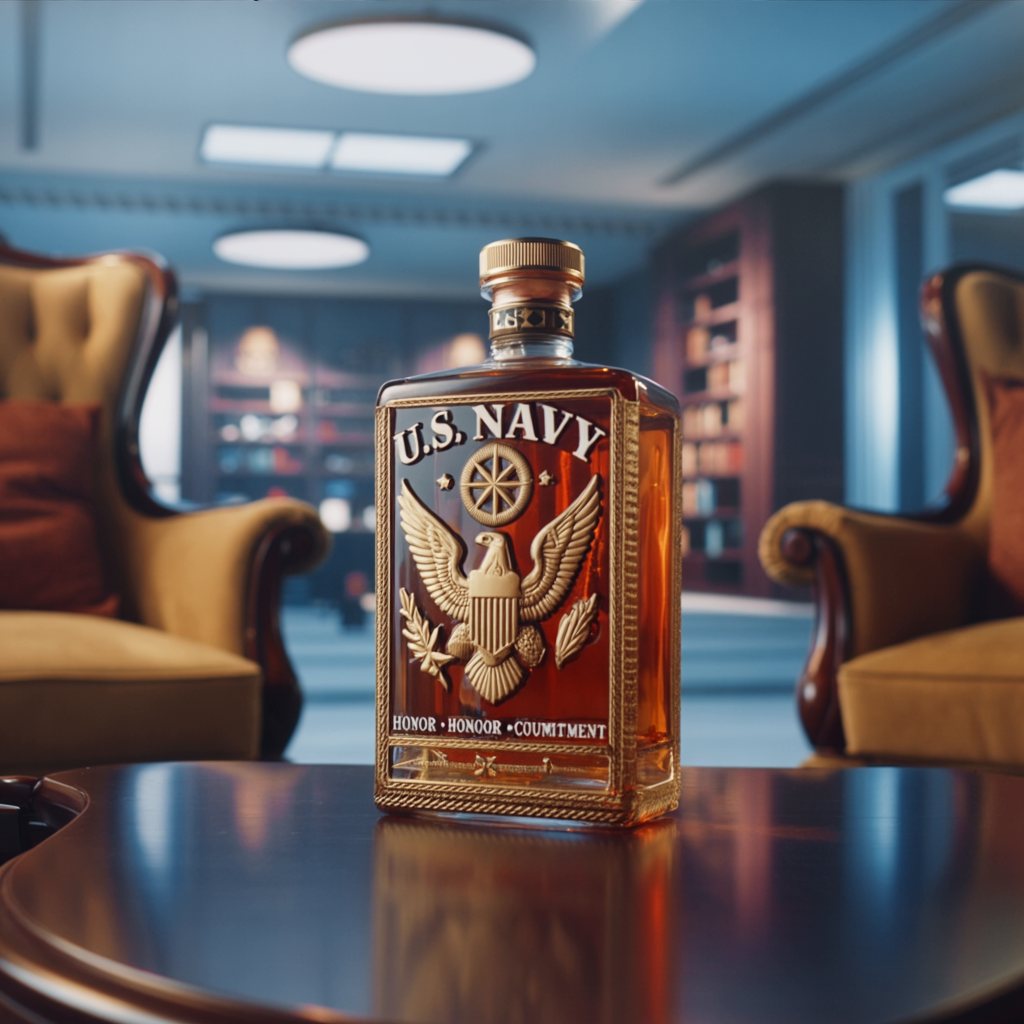 Bouteille de Whisky - Édition Marine des États-Unis