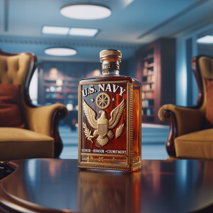 Bouteille de Whisky - Édition Marine des États-Unis