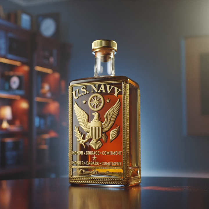 Bouteille de Whisky - Édition Marine des États-Unis