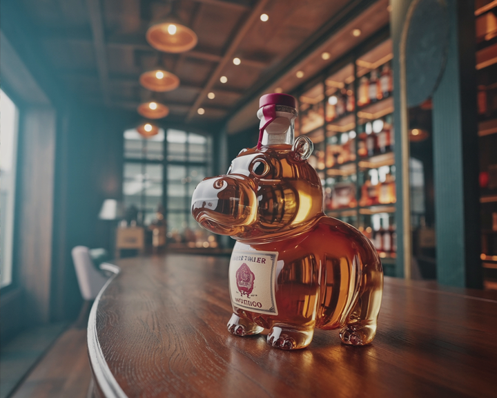 Bouteille de Whisky - Édition Hippopotame