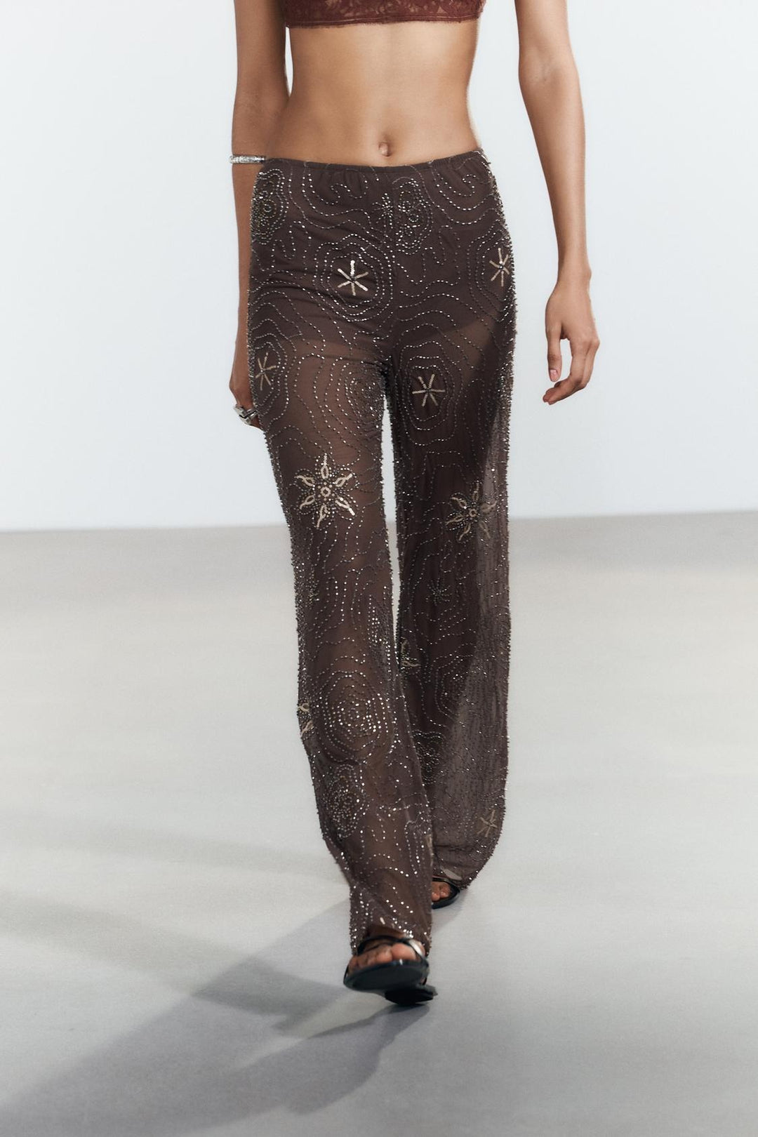 PANTALON FANTAISIE SEQUINS