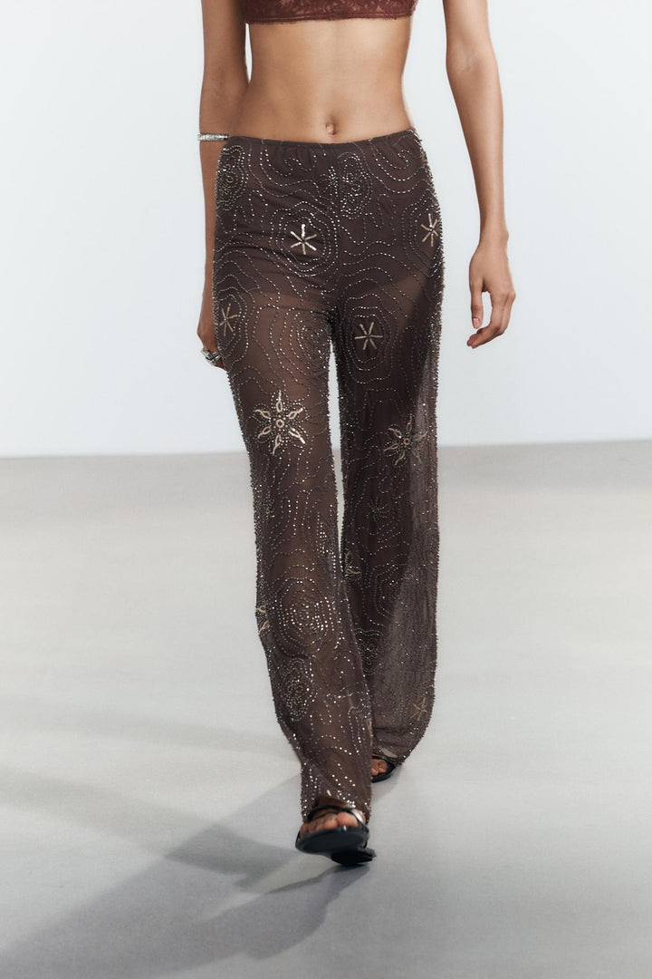 PANTALON FANTAISIE SEQUINS