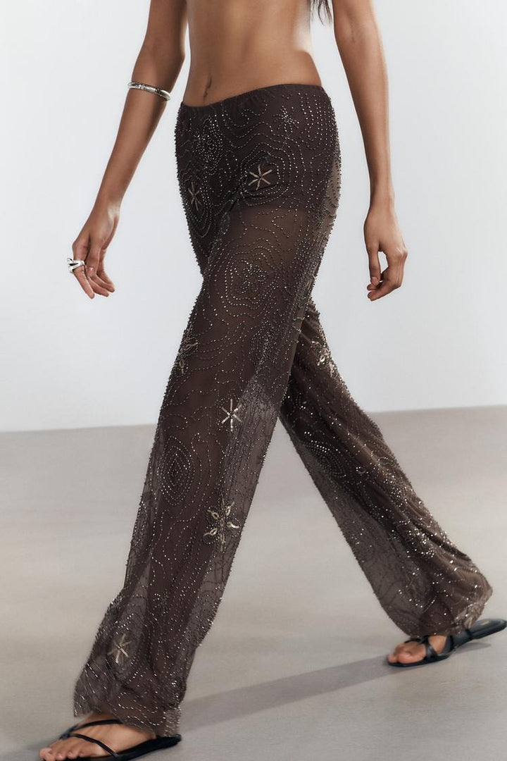 PANTALON FANTAISIE SEQUINS