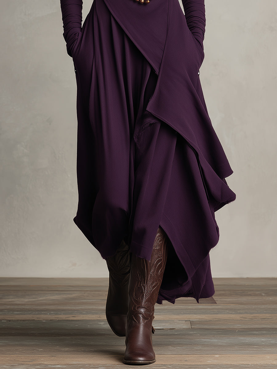 Robe maxi en maille Natalia
