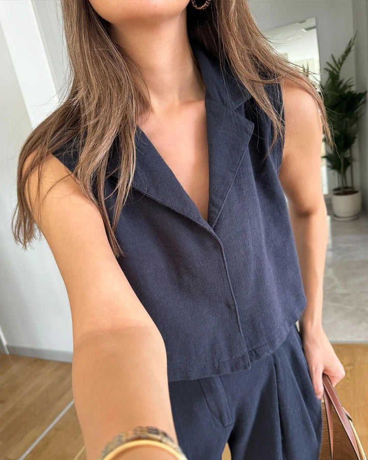 Ensemble en coton et lin