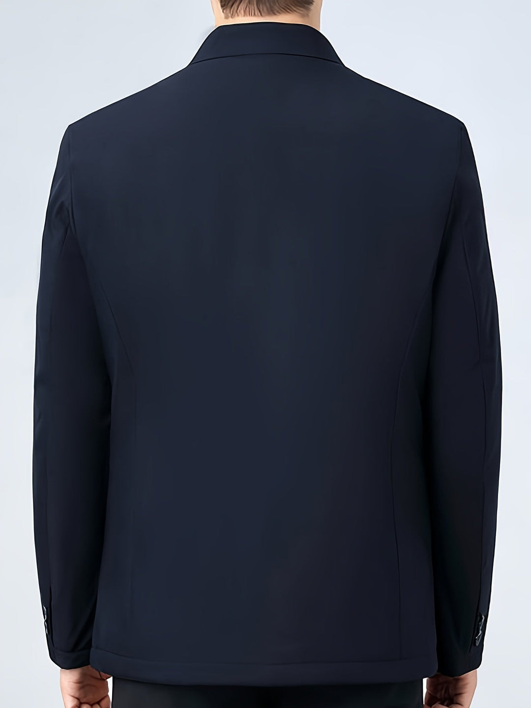 Reversible Collar Zipper Jacket