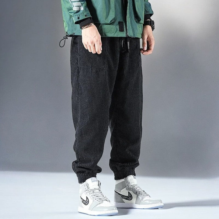 Pantalon de survêtement en velours côtelé
