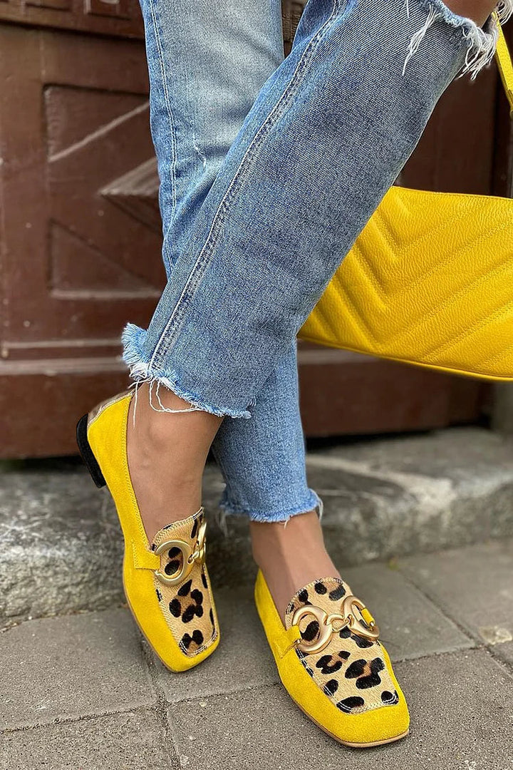 Daniella | Mocassin avec imprimé animal