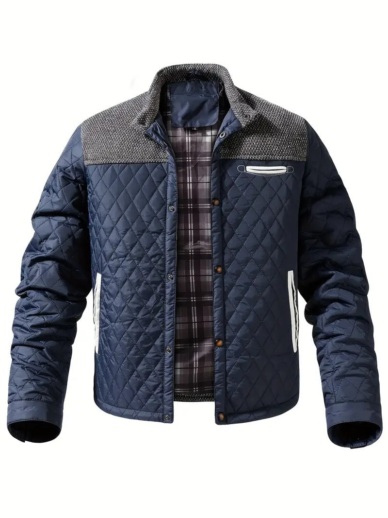 Veste matelassée chaude à col montant