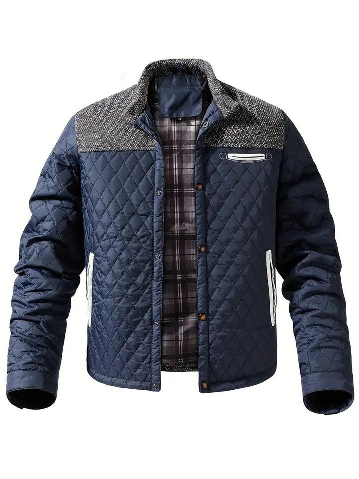 Veste matelassée chaude à col montant