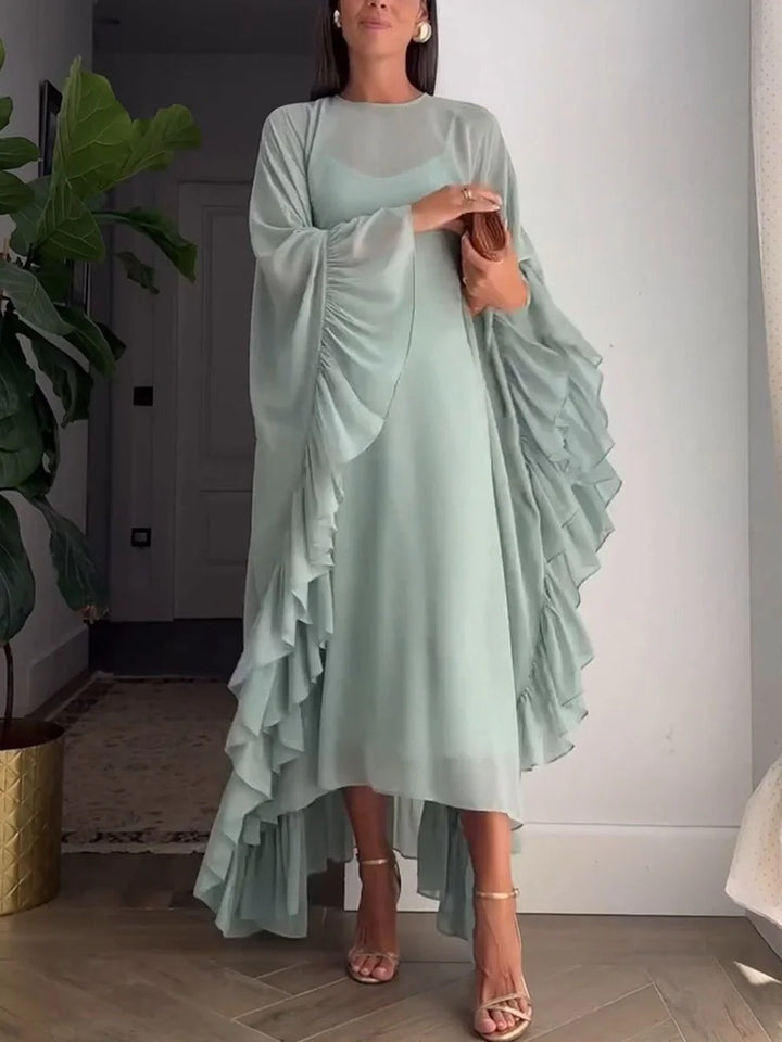 Robe ample à volants