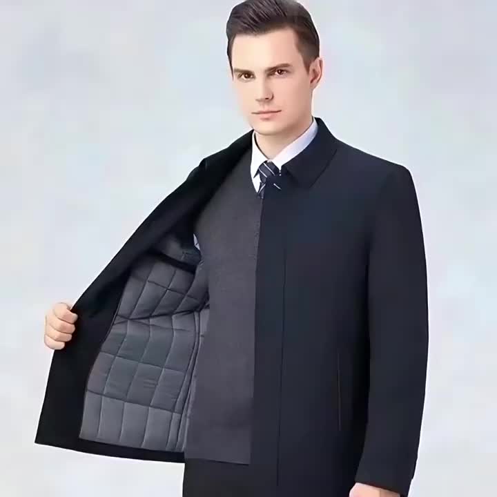 Reversible Collar Zipper Jacket