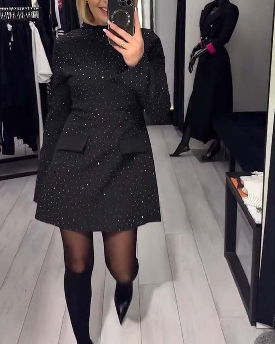 Robe élégante et subtilement scintillante