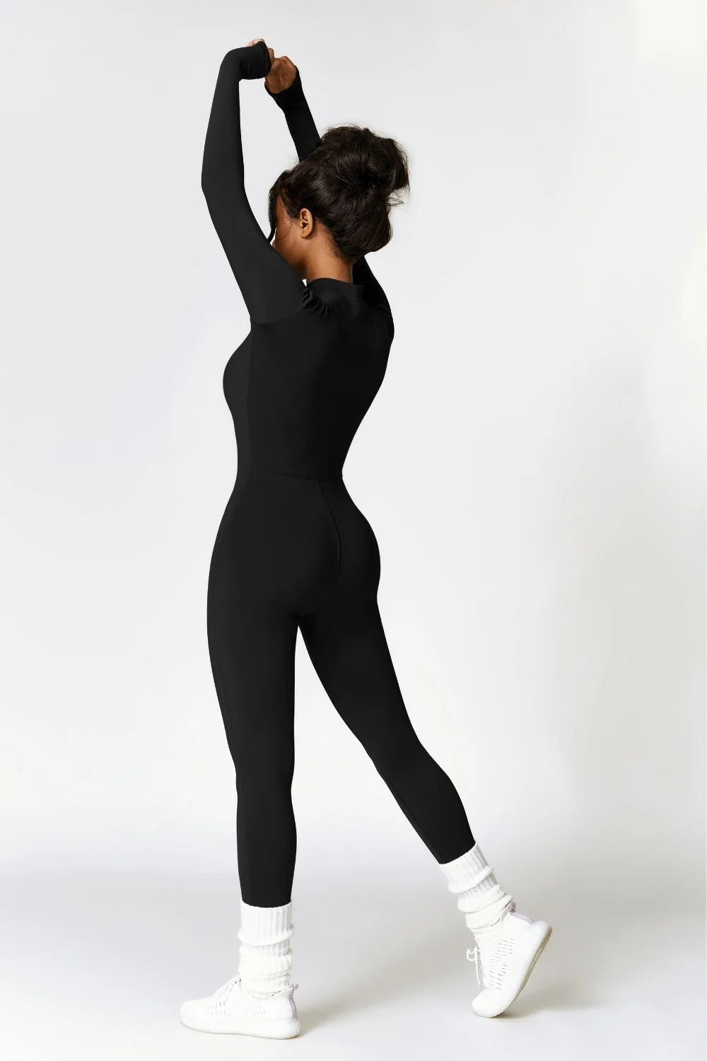Combinaison de sport zippé manches longues