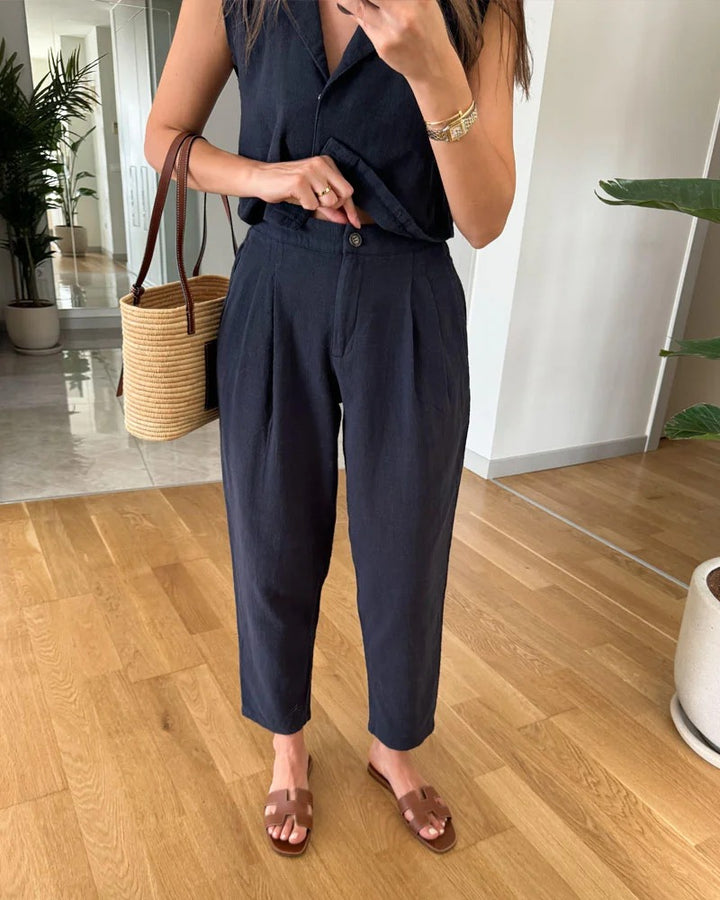 Ensemble en coton et lin