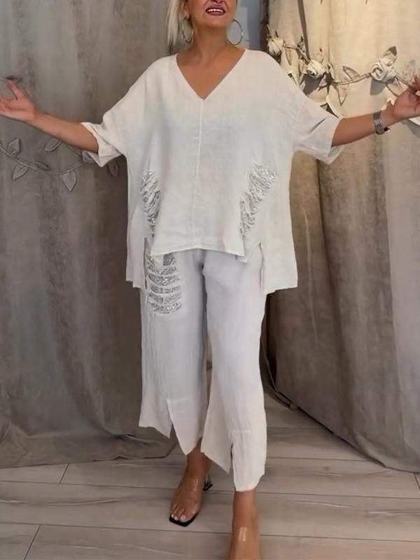 Bianca | Tenue d'été deux pièces fluide et légère