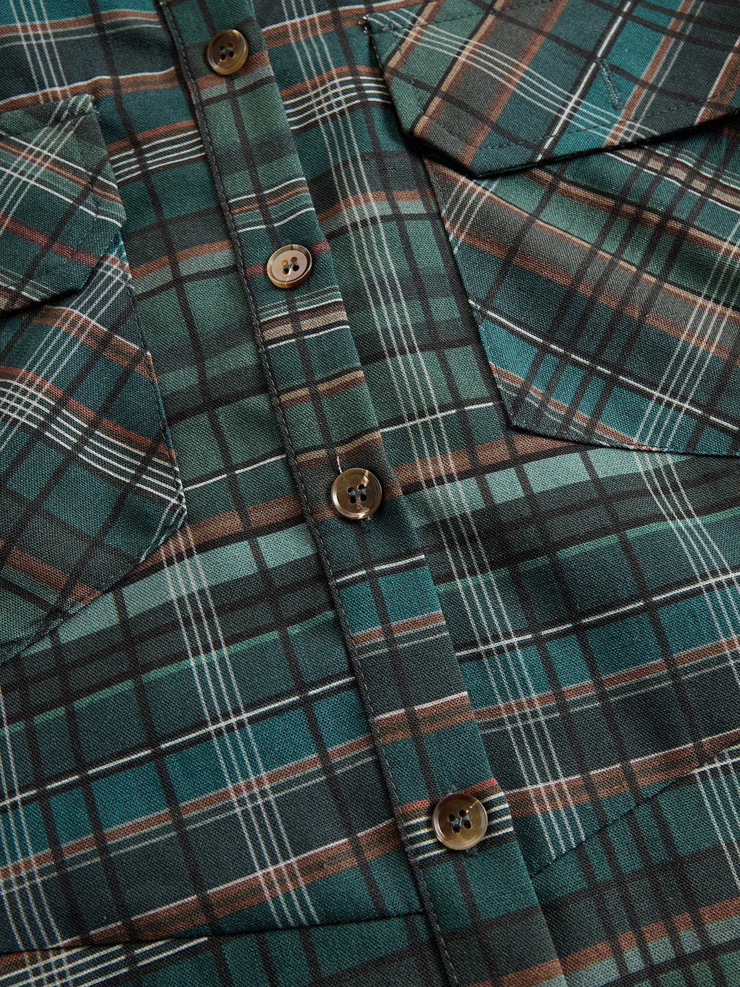 Robe longue chemise à carreaux