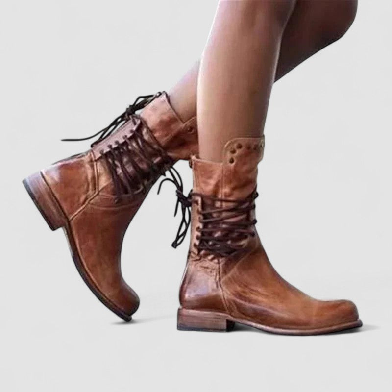 Mae | Lace-Up Ankle Boot