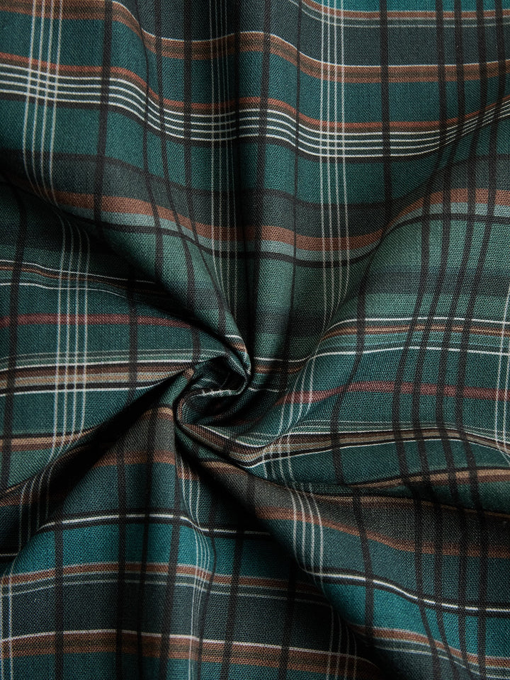 Robe longue chemise à carreaux