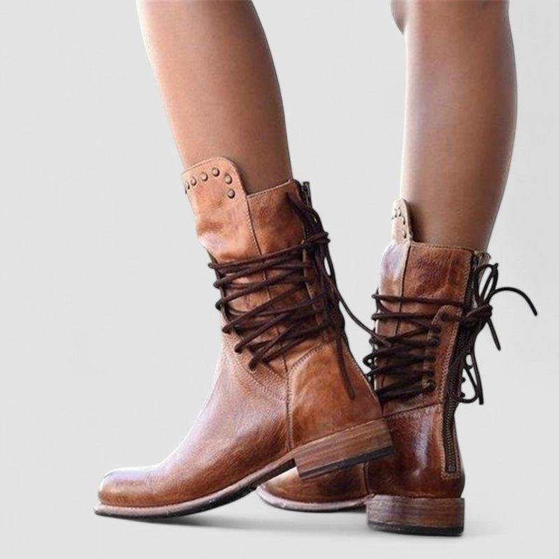 Mae | Lace-Up Ankle Boot