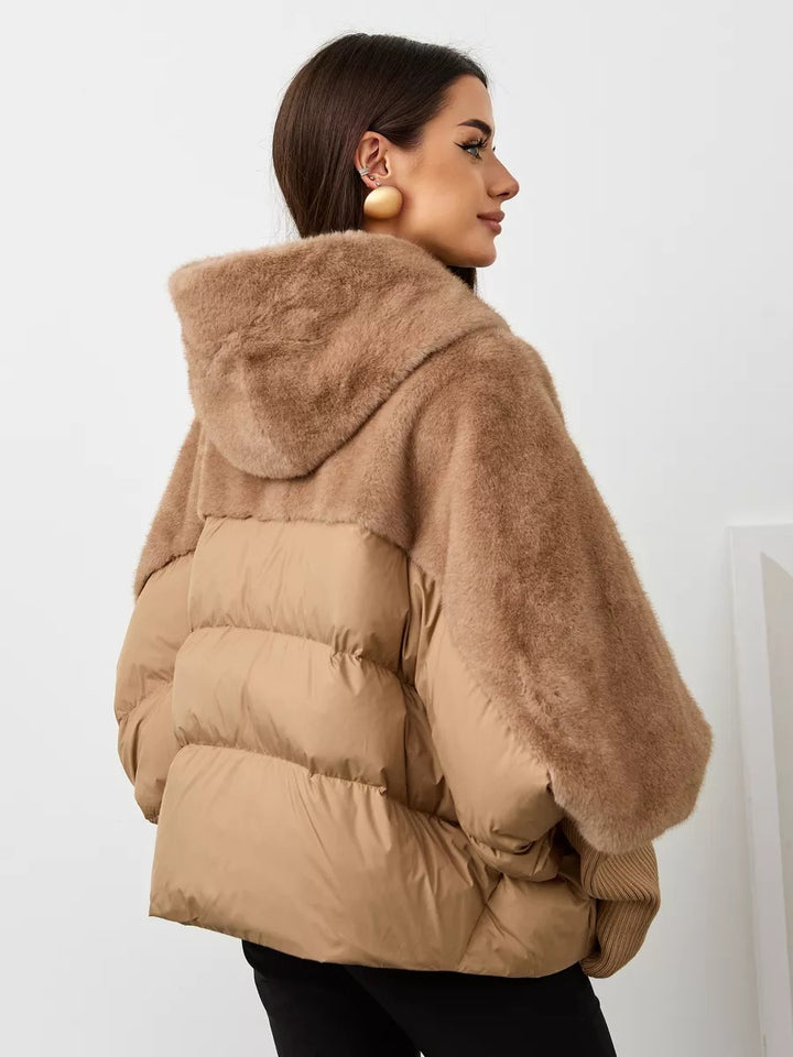 Manteau thermique à capuche