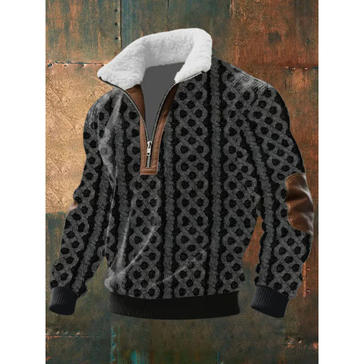 HIGH COLLAR FLEECE PULLOVER