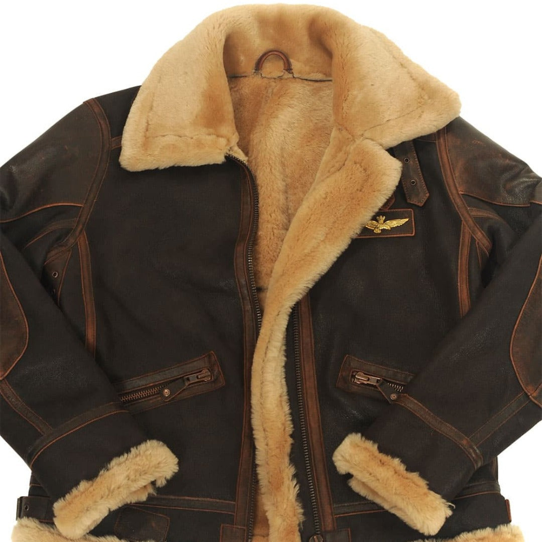 Veste de pilote élégante pour hommes