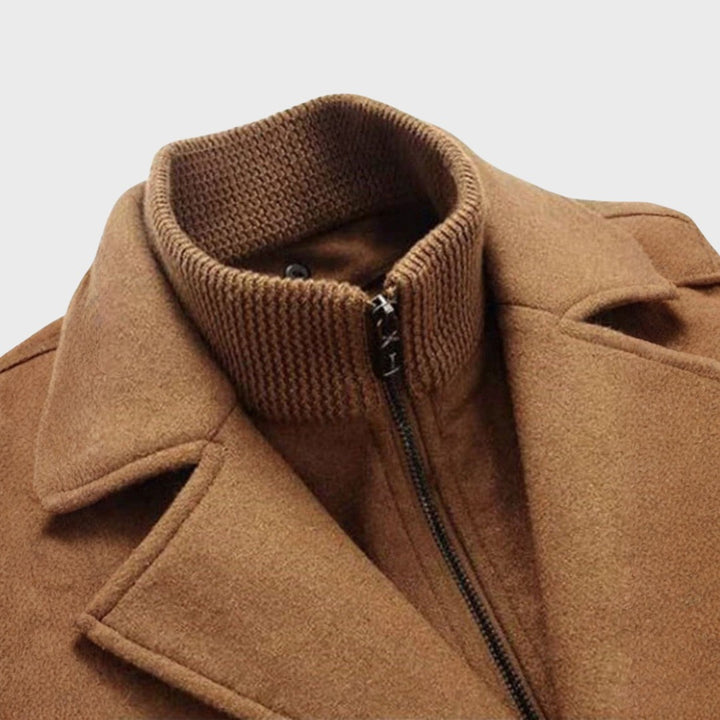 Manteau classique en laine