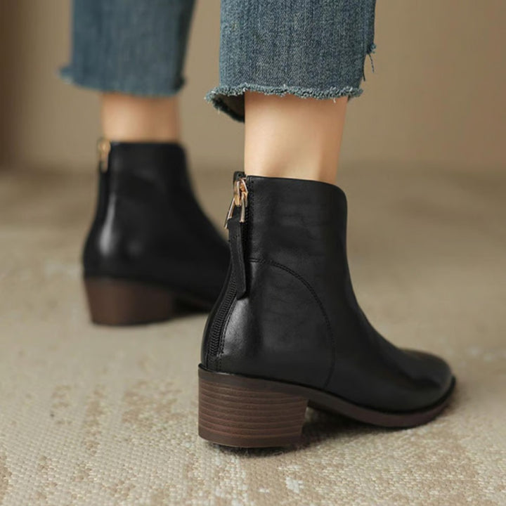 Camille | Bottines de luxe à petits talons