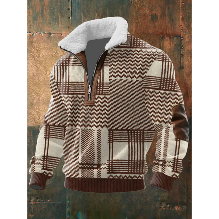 HIGH COLLAR FLEECE PULLOVER
